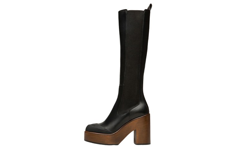 (Women) BALLY Chelsea High-Top Boot 'Black Calfskin' 6301663