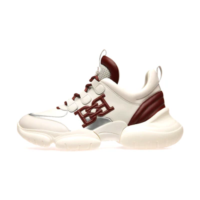 (W) BALLY Claires 'White Red'