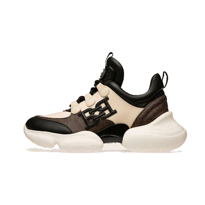 (W) BALLY Classic Leather Sneaker 'Black White'