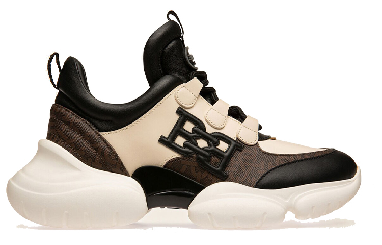 (W) BALLY Classic Leather Sneaker 'Black White' 圖 2