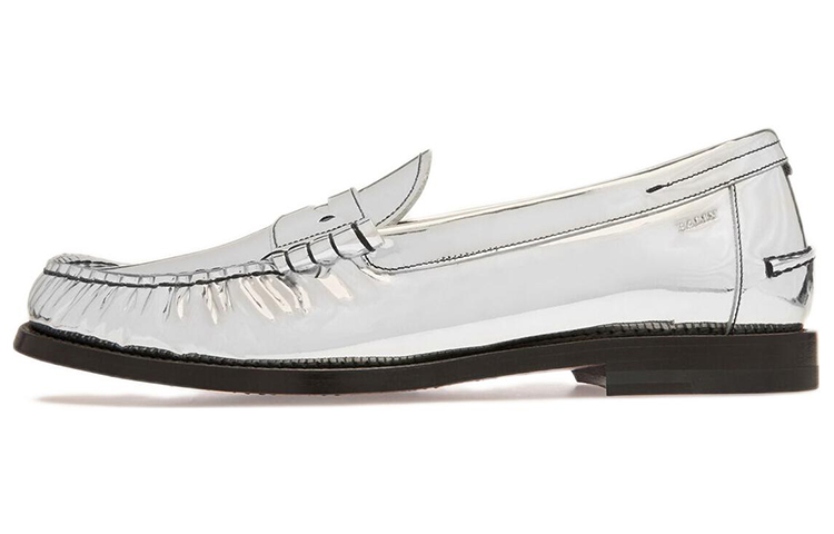 (W) BALLY Coelo 'Silver Fashion Moccasin'