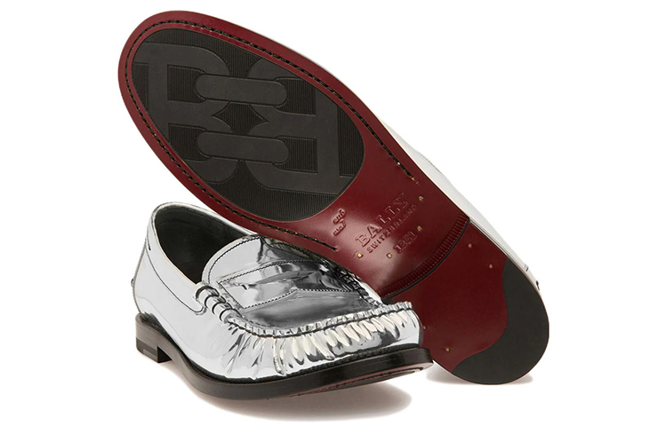 (W) BALLY Coelo 'Silver Fashion Moccasin' 圖 4