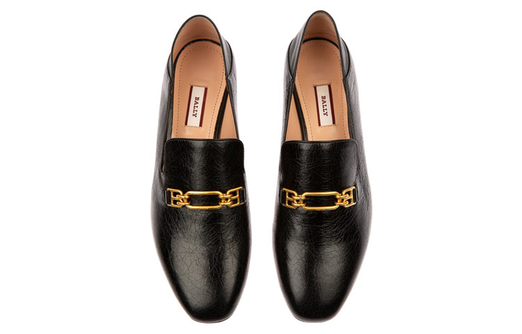 Shop (W) BALLY Darcie '黑色颗粒皮革' 6235156