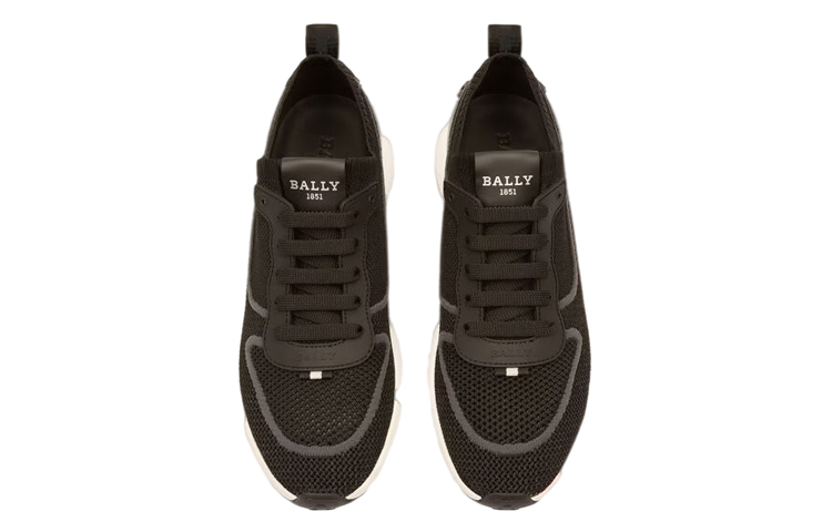 (W) BALLY Davyn Leather Sneaker 'Black' 圖 3
