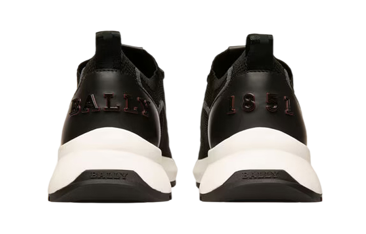 (W) BALLY Davyn Leather Sneaker 'Black' 圖 4