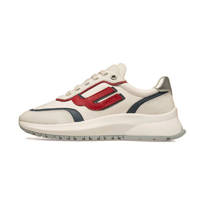 (W) BALLY Demmy 'White Leather Low-Top'