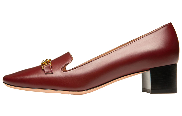 (W) BALLY Dielle 'Red Leather Pumps'