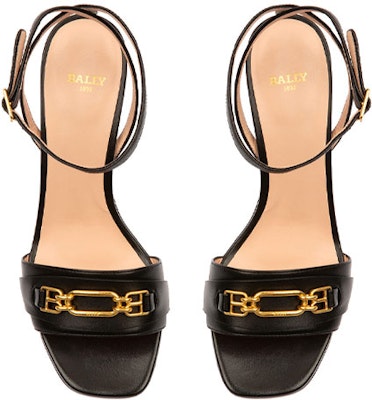 (W) BALLY Dorey Tumit Tinggi 'Hitam' 6238200 Lookbook (W) BALLY Dorey Tumit Tinggi 'Hitam' 6238200