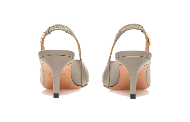 Shop BALLY Edeline 露跟高跟鞋 女款 灰色