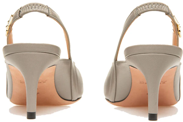 BALLY Edeline 露跟高跟鞋 女款 灰色 Shop BALLY Edeline 露跟高跟鞋 女款 灰色