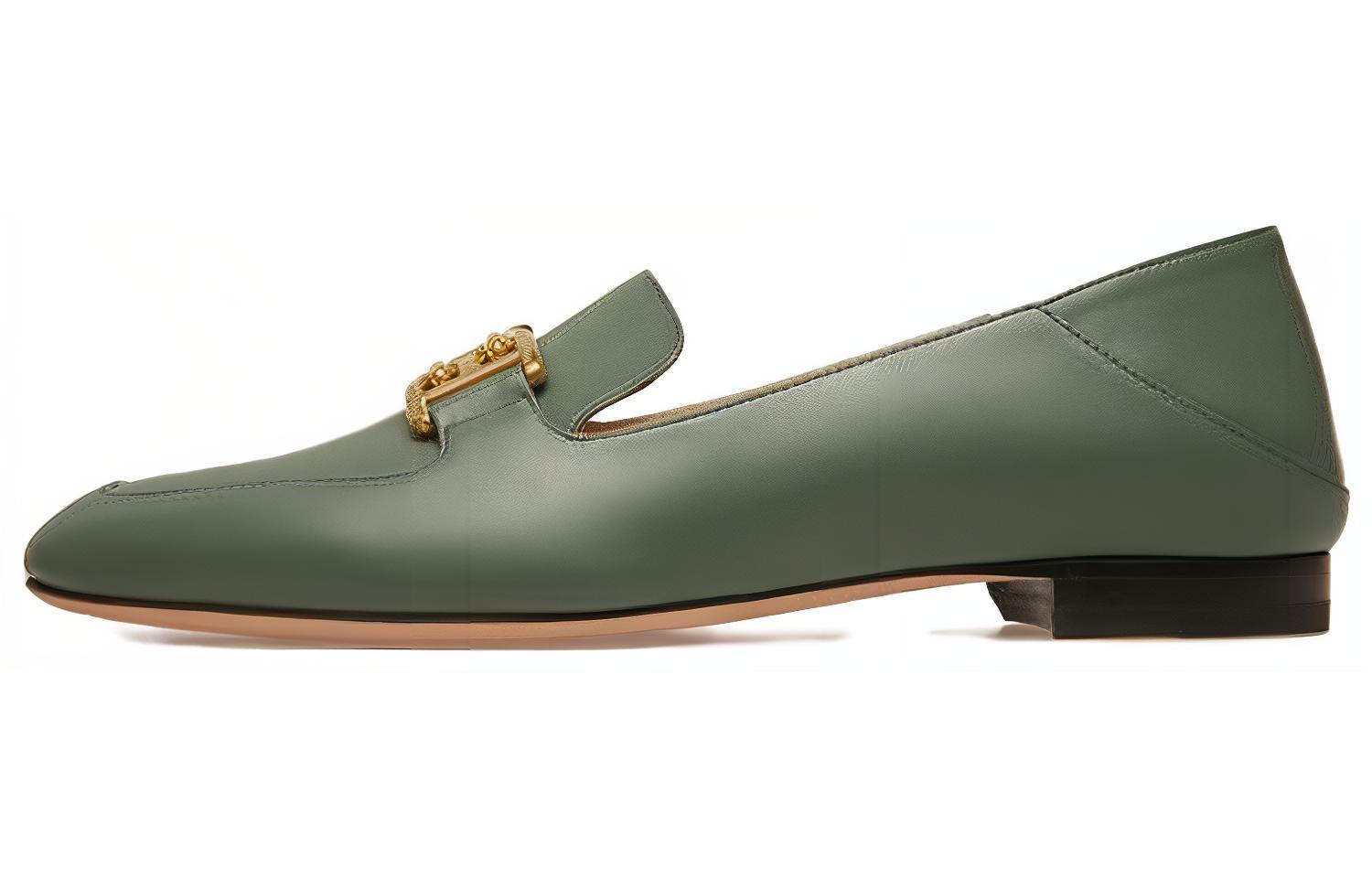 (W) BALLY Ellah 'Green Loafer'