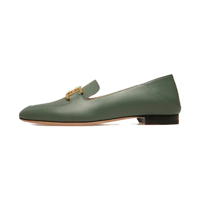 (W) BALLY Ellah 'Green Loafer'