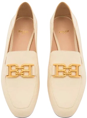 (W) BALLY Ellah Flat 'Beige' Sepatu Wanita Krem 6300069 Order (W) BALLY Ellah Flat 'Beige' Sepatu Wanita Krem 6300069