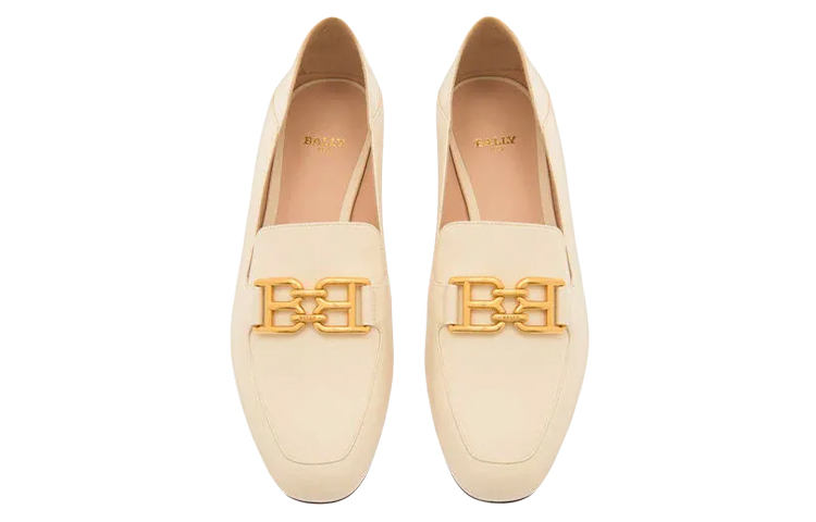 Shop (Women) BALLY Ellah Flat 'Beige' 6300069