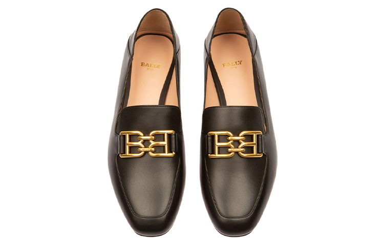 Lookbook (W) BALLY Ellah Flat 'Loafer Kulit Hitam' 6300070