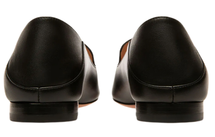 Shop (W) BALLY Ellah Flat 'Loafer Kulit Hitam' 6300070