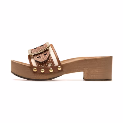 (W) BALLY Ellin 'Brown Fashion'