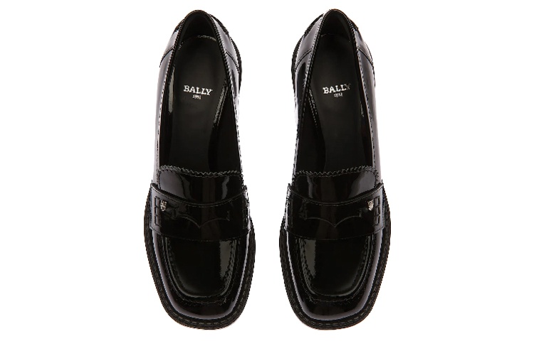 (W) BALLY Elly Slip-On Moccasins 'Black Patent Leather' 圖 3