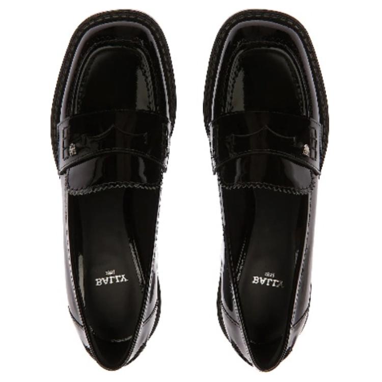 (W) BALLY Elly Slip-On Moccasins 'Black Patent Leather' 圖 4