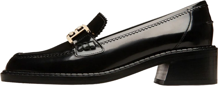 (W) 발리 엘리안 블랙 레더 스퀘어 토 블록 힐 6301289 Buy (W) 발리 엘리안 블랙 레더 스퀘어 토 블록 힐 6301289