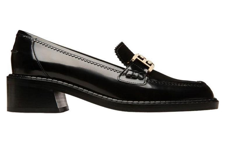 Order (Women) BALLY Ellyane 'Black Leather Square Toe Block Heel' 6301289