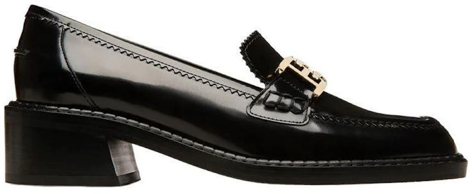 (Women) BALLY Ellyane 'Black Leather Square Toe Block Heel' 6301289 Order (Women) BALLY Ellyane 'Black Leather Square Toe Block Heel' 6301289