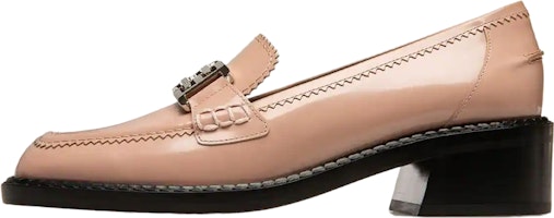 (Women) BALLY Ellyane 'Pink Leather Block Heels' 6301292 (Women) BALLY Ellyane 'Pink Leather Block Heels' 6301292