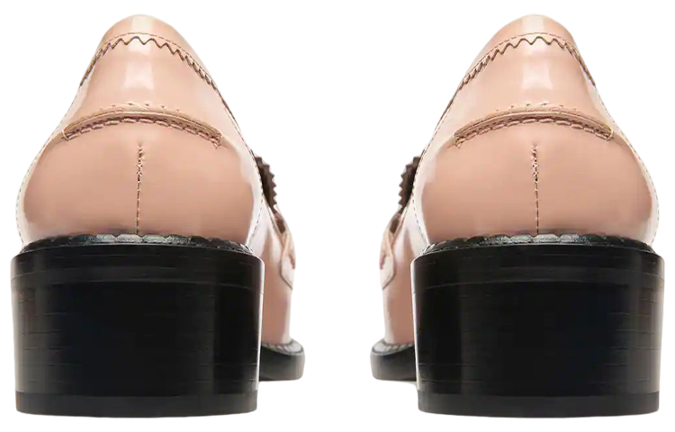 Lookbook (W) BALLY Ellyane 'Tumit Blok Kulit Merah Jambu' 6301292