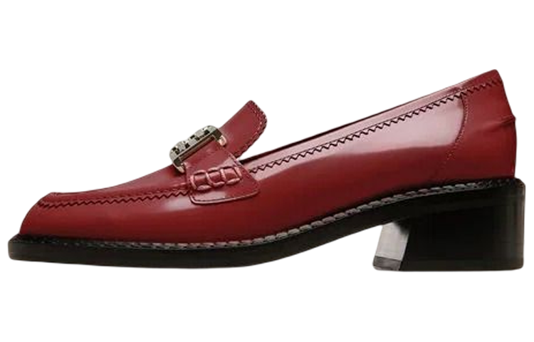 (Women) BALLY Ellyane 'Red Square-Toe Block Heel' 6301291