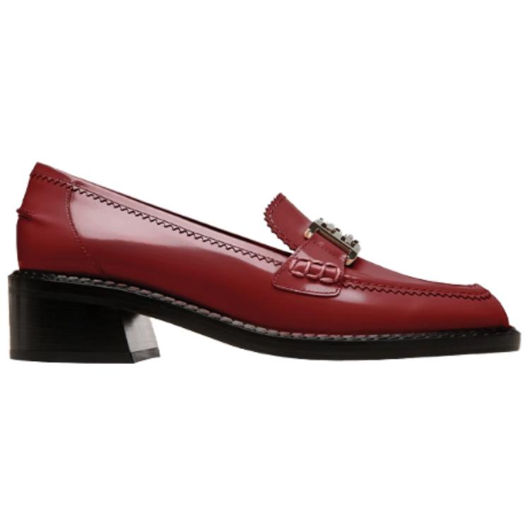 Order (W) 발리 엘리안 레드 스퀘어토 블록힐 (Bally Ellyan Red Square Block Heel) 6301291