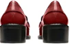 Shop (Women) BALLY Ellyane 'Red Square-Toe Block Heel' 6301291