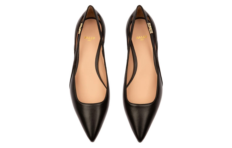 Lookbook (W) BALLY Elsa Flat 'Kulit Hitam' 6236615