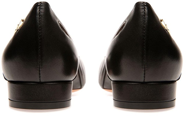 (Women) BALLY Elsa Flat 'Black Leather' 6236615 Shop (Women) BALLY Elsa Flat 'Black Leather' 6236615