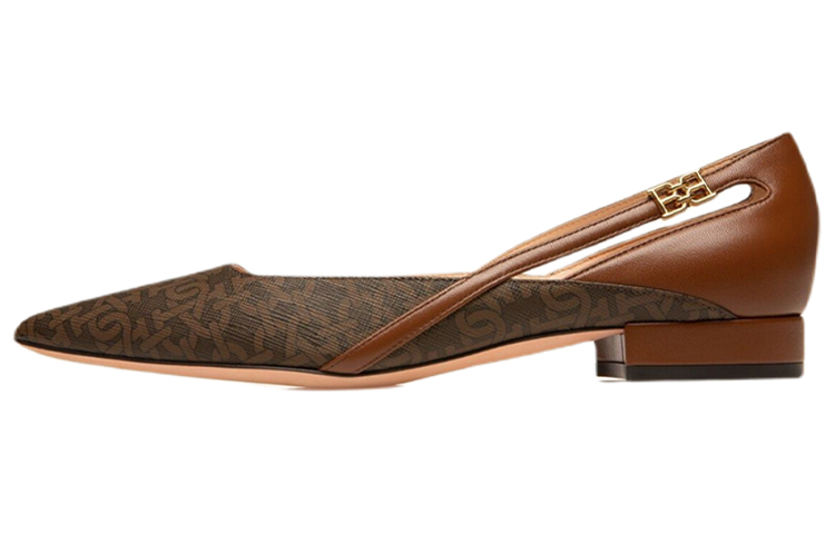 (Women) BALLY Elsa Flat 'Brown Leather' 6239441
