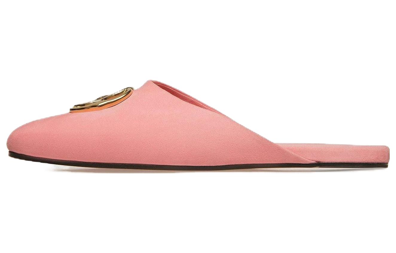 Buy (W) 발리 엠블럼 핑크 벨벳 로퍼 6304235