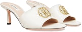 Order (W) BALLY Emblem 'Tumit Slaid Kulit Putih' 6304826