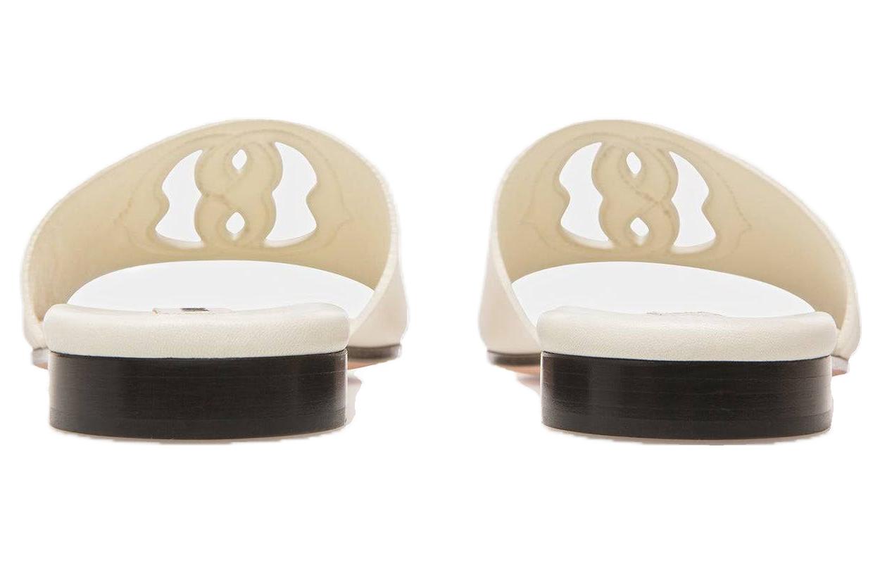 (W) BALLY Emblem 'White Slip-On Slides' 圖 4