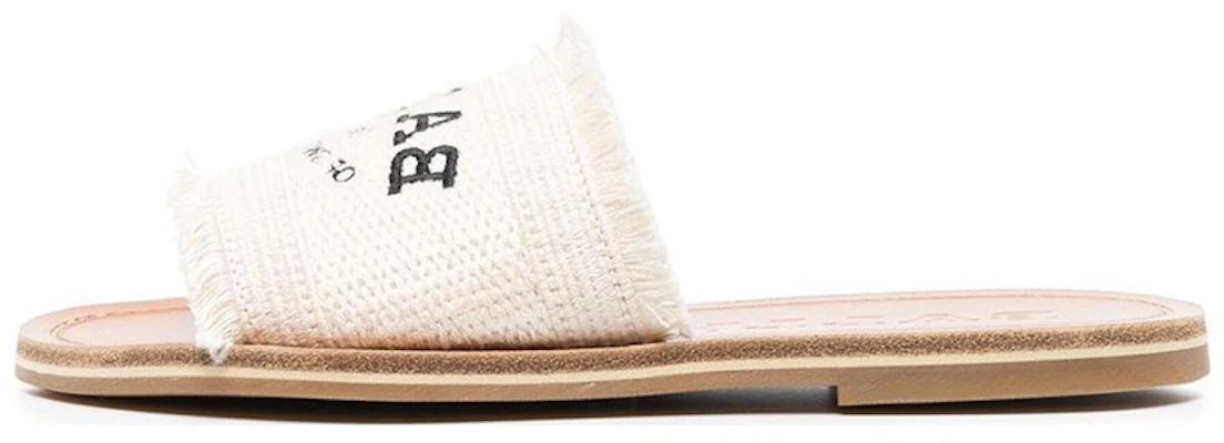 BALLY巴利 织物 刺绣平底 時尚涼拖 女款 米色 Buy BALLY巴利 织物 刺绣平底 時尚涼拖 女款 米色