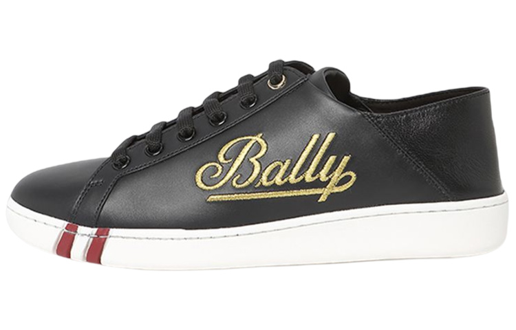 (W) BALLY Embroidery Round Toe 'Black Fashion'