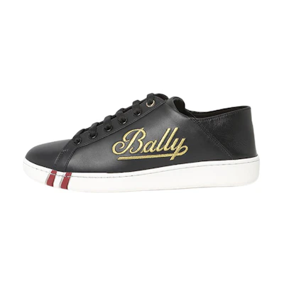 (W) BALLY Embroidery Round Toe 'Black Fashion'