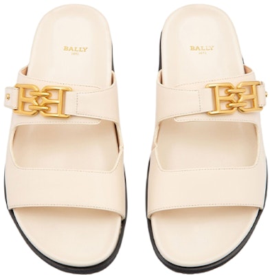 (W) BALLY Emma Sandal 'Putih Tulang' 6300082 Order (W) BALLY Emma Sandal 'Putih Tulang' 6300082
