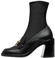(Women) BALLY Enzy 'Black Leather Ankle Boot' 6301662 (Women) BALLY Enzy 'Black Leather Ankle Boot' 6301662