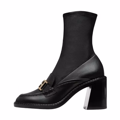 (W) BALLY Enzy 'Black Leather Ankle Boot'