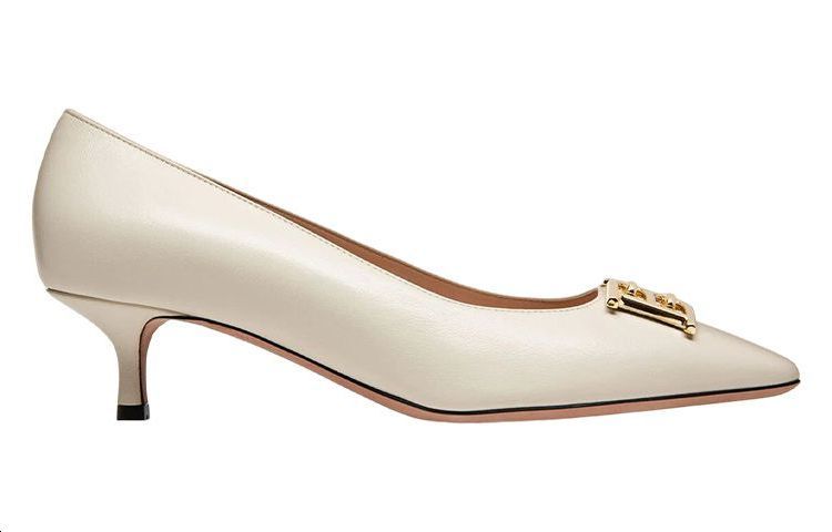 Order (W) BALLY Evanca 'Tumit Rendah-Kulit Putih' 6301717