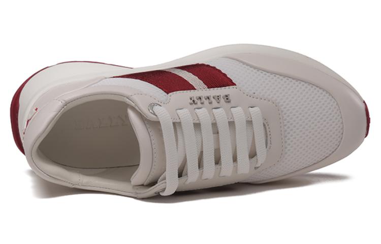 (W) BALLY Fabric and Leather Mesh Lace-Up Sneaker 'White' 圖 3