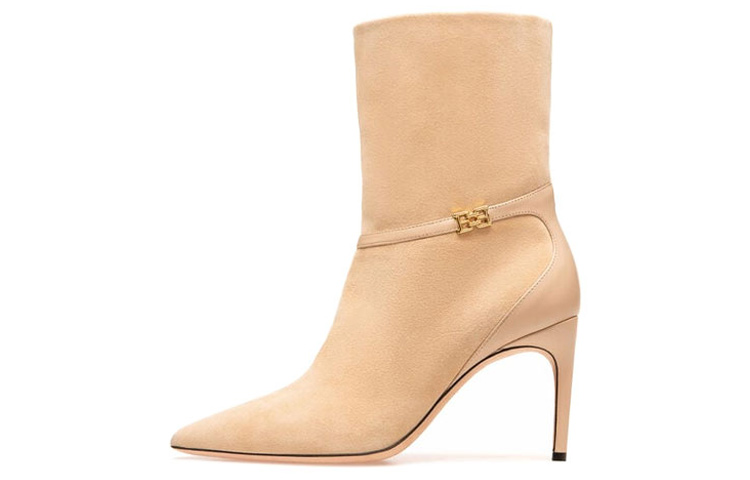 Buy (Women) BALLY Fashion Slip-On High Heel Ankle Boots 'Beige' 6237859