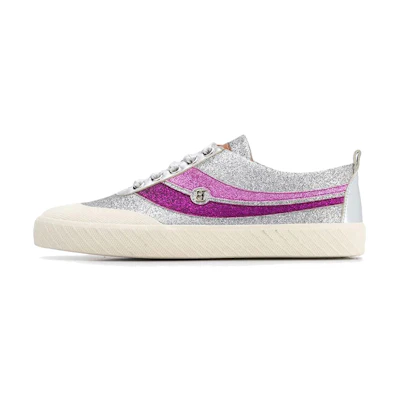(W) BALLY Fashion Sneakers 'Pink Metallic Thread'