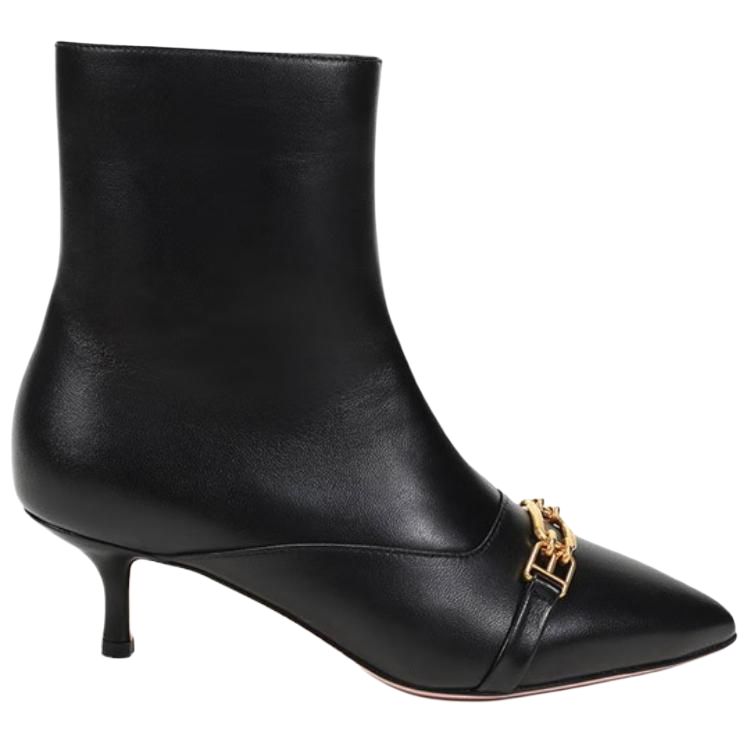 (W) BALLY Fashion Zip Bootie 'Black' 圖 2