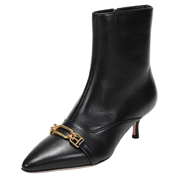 (W) BALLY Fashion Zip Bootie 'Black' 圖 3