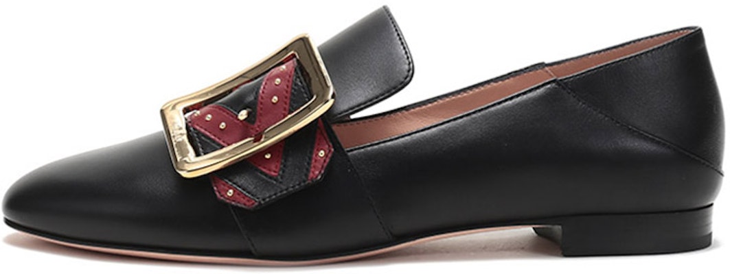 (W) BALLY Flat Mule 'Hitam Burgundy Stud' 6231218 Buy (W) BALLY Flat Mule 'Hitam Burgundy Stud' 6231218